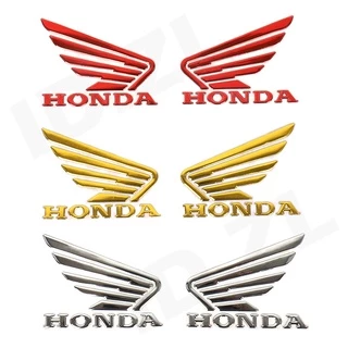 Para Honda Wings 3M 3D Adesivos De Emblema De Borracha Macia | Decalques De Motocicleta Esquerdo E Direito em Oferta na Shopee
