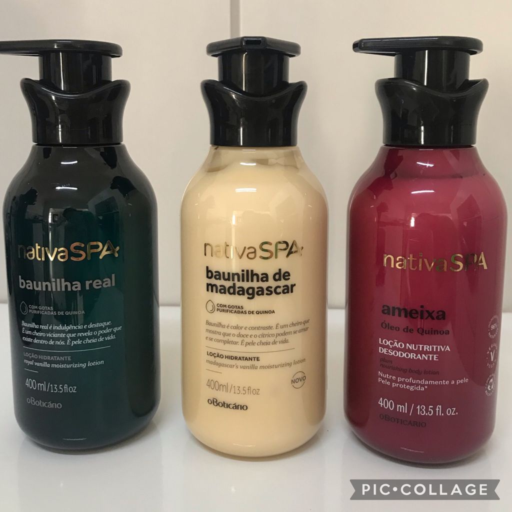 Creme Hidratante Corporal Nativa Spa O Boticario - Frasco Pump 400ml ...