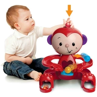 Brinquedo Educativo Macaco Zuquinha Escorrega Bolinha Elka