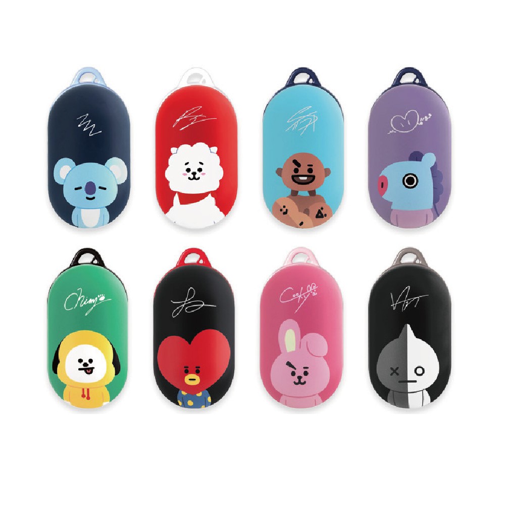BT21 Sinal Oficial Hard Galaxy Buds/+ Plus Tampa Da Caixa Com Chaveiro (Estoque Pronto)