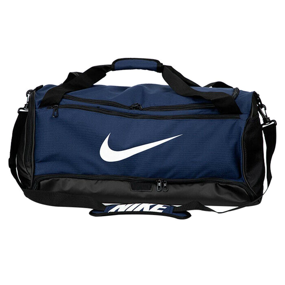 Bolsa Nike Brasilia Duff 9.0 - 60 Litros Preto/Azul