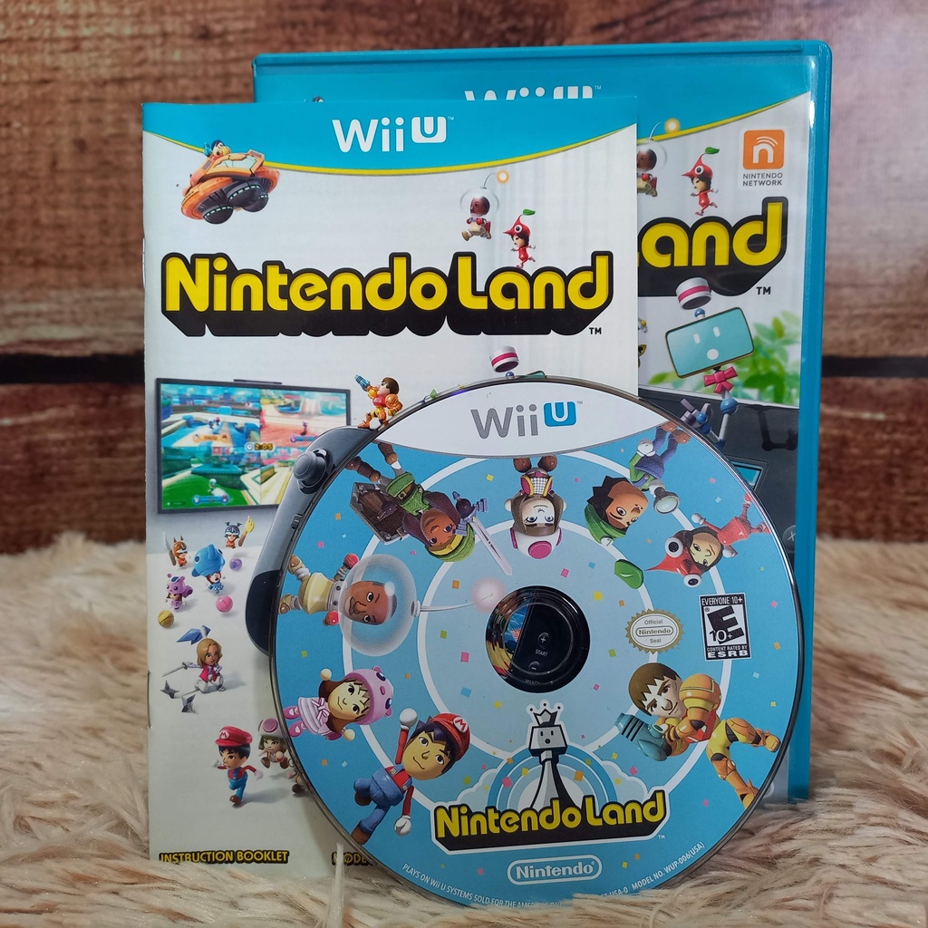 Jogo Nintendo Land Wii U Mídia Física Seminovo Com Manual