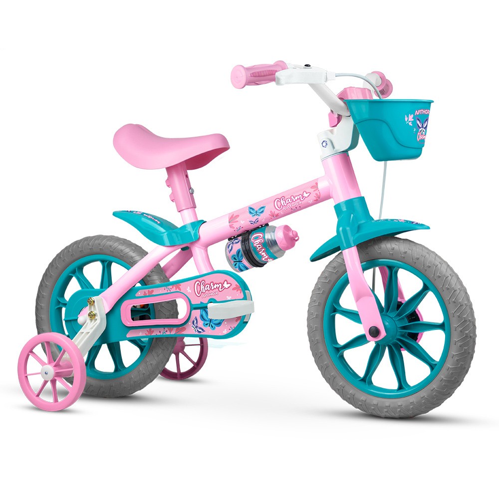 Bicicleta Infantil Aro 16 Moto Bike C/ Rodinha Menino - Glumi