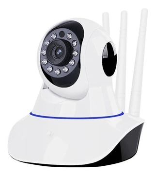 Camera Robo 3 Antenas Ip Wifi 360º 720p Sistema Yoosee/yyp2p