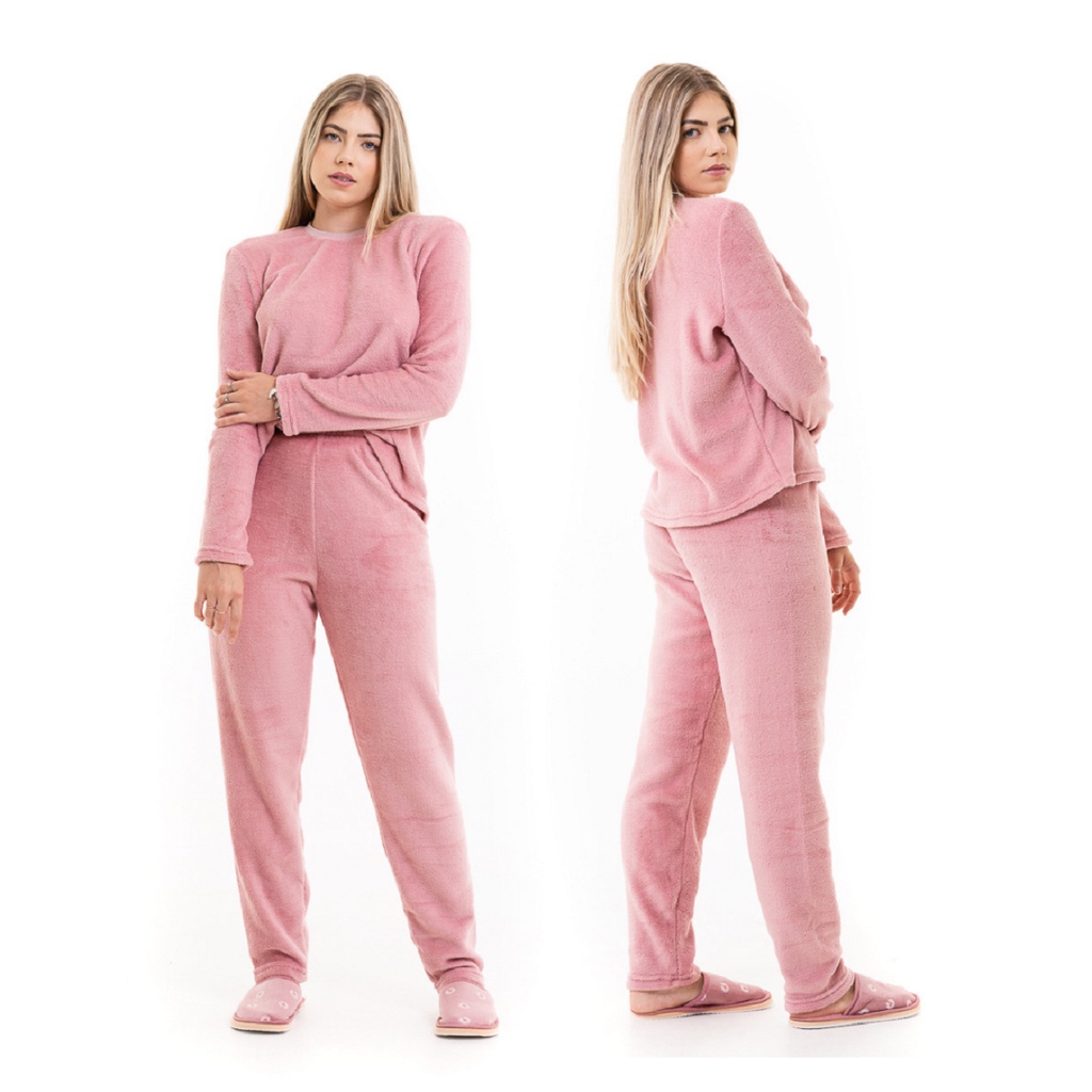 Funishi coral fleece pijama conjunto de pijamas de inverno dos