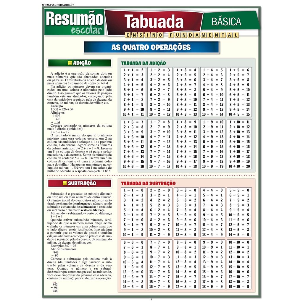 tabuada de multiplicação em Promoção na Shopee Brasil 2023