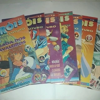 revista Heróis do futuro várias edições,todas com fascículo