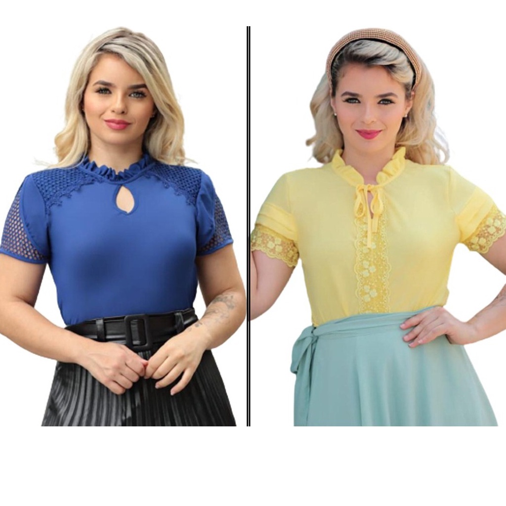 Compre lindas blusas femininas <3  Blusas femininas, Moda feminina, Blusas  moda evangelica