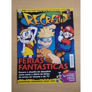 Revista Recreio 541 Mario Naruto Jogos Brincadeiras 485p