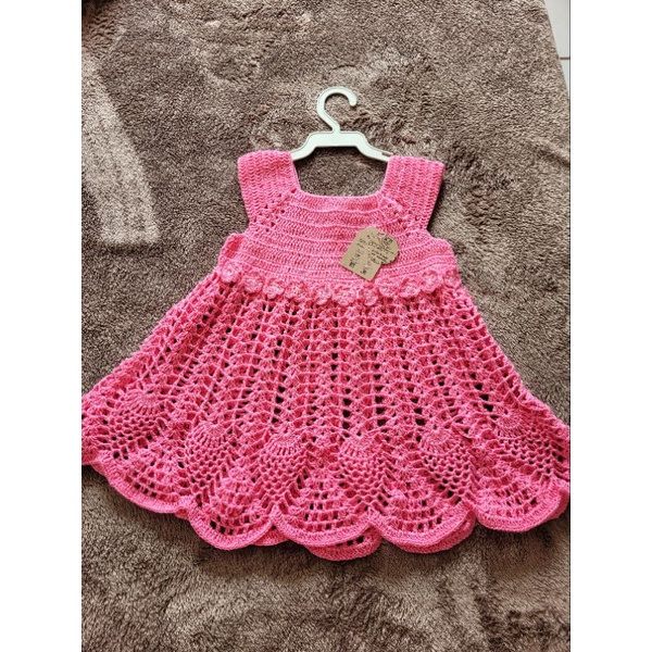 VESTIDO DE CROCHÊ INFANTIL 