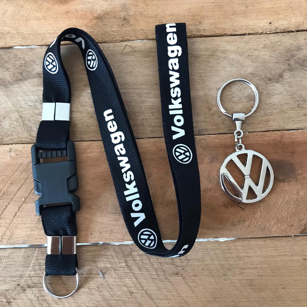 2 Chaveiros Volkswagen - Metal + Cordão
