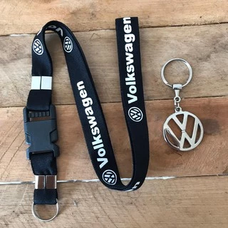 2 Chaveiros Volkswagen - Metal + Cordão