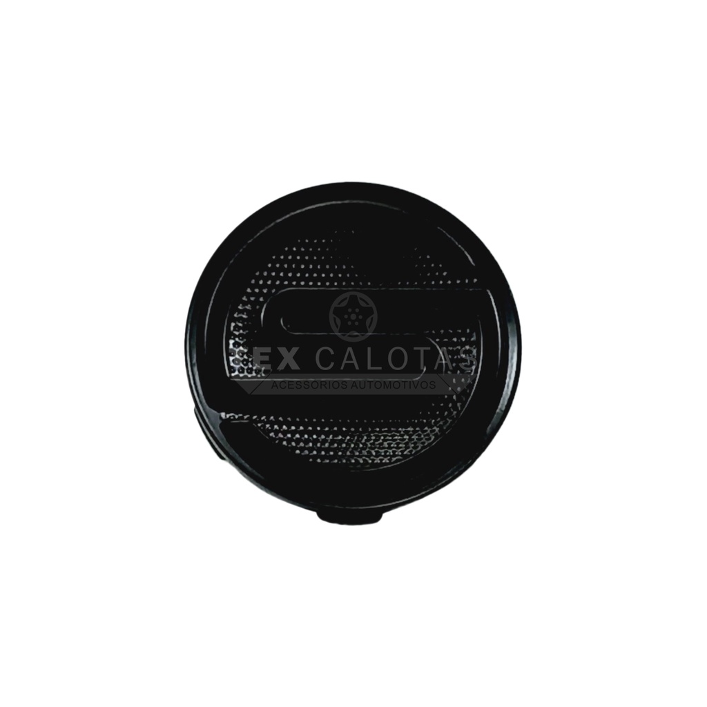 Sub Calota para Centro, Calotinha, Garrinha, Miolo de Centro, Centrinho de Rodas Scorro Preta 55mm
