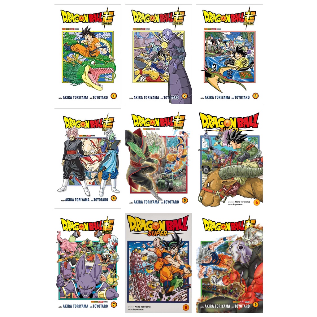 Dragon Ball Super Manga, Vol. 1-7 by Akira Toriyama