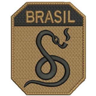 Patch Bordado Brasão do Exército Brasileiro 9x7,5 cm Cód. 2236