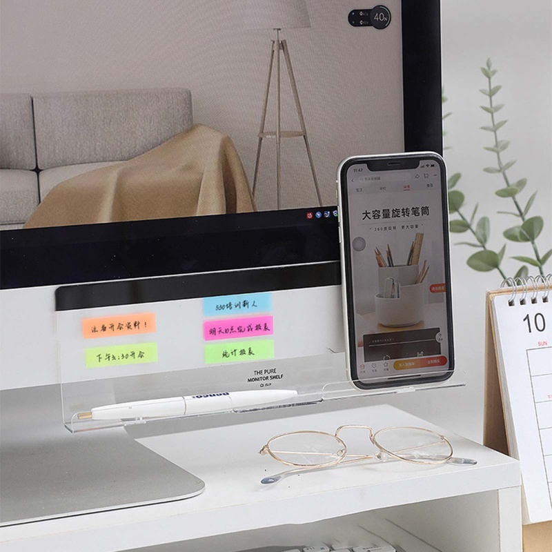 dusur9 Clear Notes Display Board Acylic Memo Super Organizador ...
