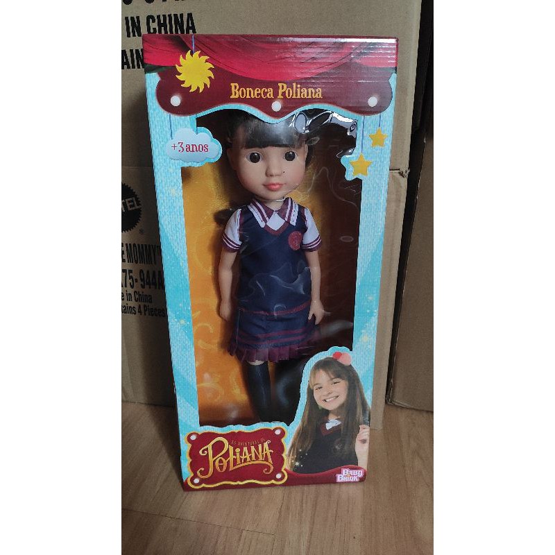 Boneca Poliana, Baby Brink, Azul : : Brinquedos e Jogos