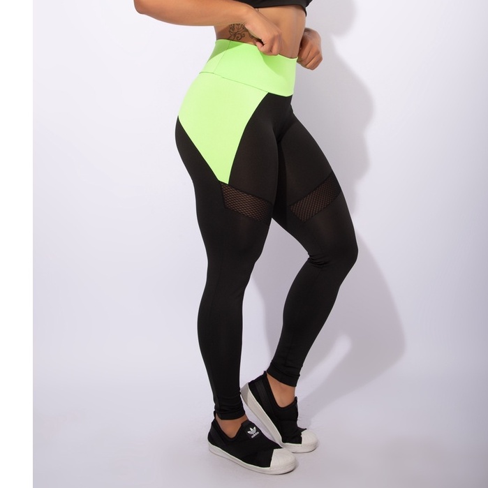 Calça Legging Leg Corsário Fitness Moda Academia Suplex Ginástica