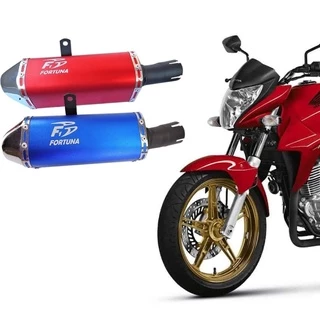 Ponteira Escapamento Mini Esportivo Trioval Colorido Honda Cb 300 De 2009 Ate 2015