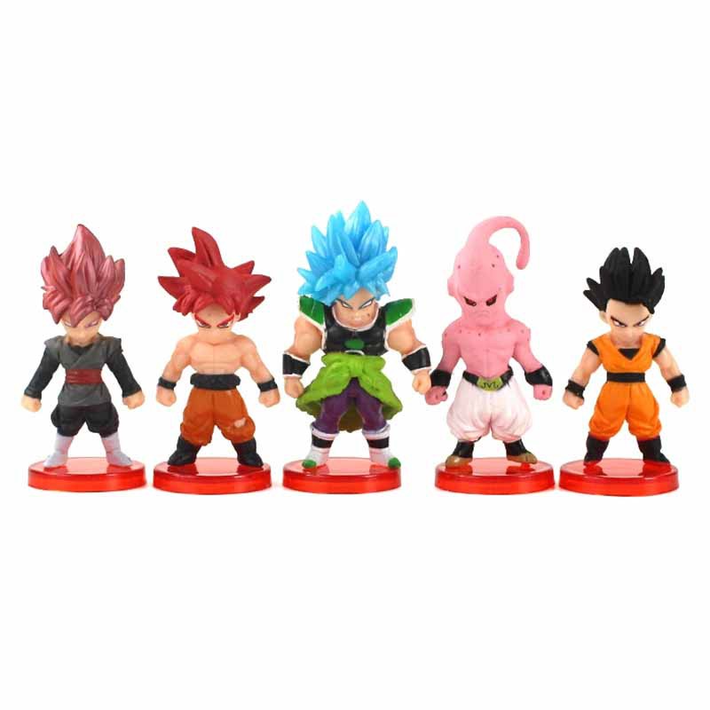 21pcs/Set 6-8cm Bola De Dragão Z DBZ Super Saiyan Son Goku Frieza
