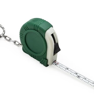 Trena fita métrica mini 1 Metro Chaveiro para medir com Botão para Travar marceneiro pedreiro engenheiro