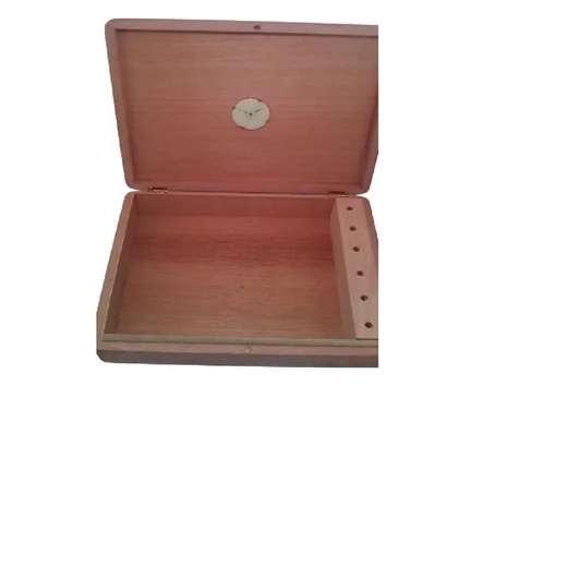 Estojo umidificador em madeira de cedro 25x19x5 cm para presente, casamento e muito mais