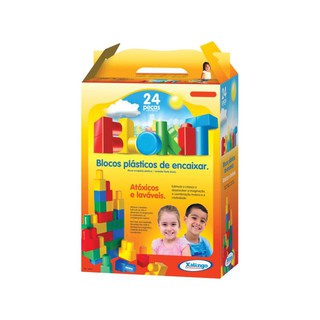 Rola Bola Brinquedo Blocos de Montar Infantil Torre 105 Pçs - Bambinno -  Brinquedos Educativos e Materiais Pedagógicos