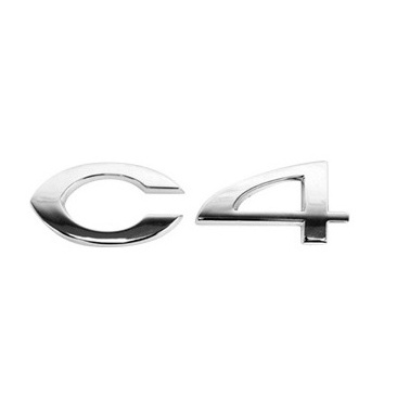 Emblema Letreiro Citroen C4 2007 até 2012 Pallas Vtr Hatch nome do ...