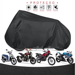 Capa Para Cobrir Moto Impermeável Diversos Tamanhos Todos Modelos Motos Protetora Resistente Contra Sol Chuva Poeira Anti-Risco
