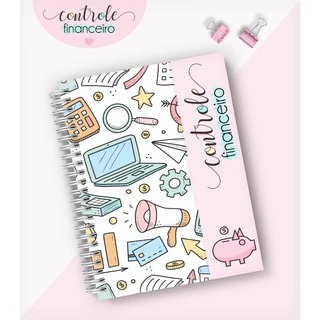 Planner / controle financeiro. Perfeito para organização pessoal e profissional. Minhas contas organizadas.