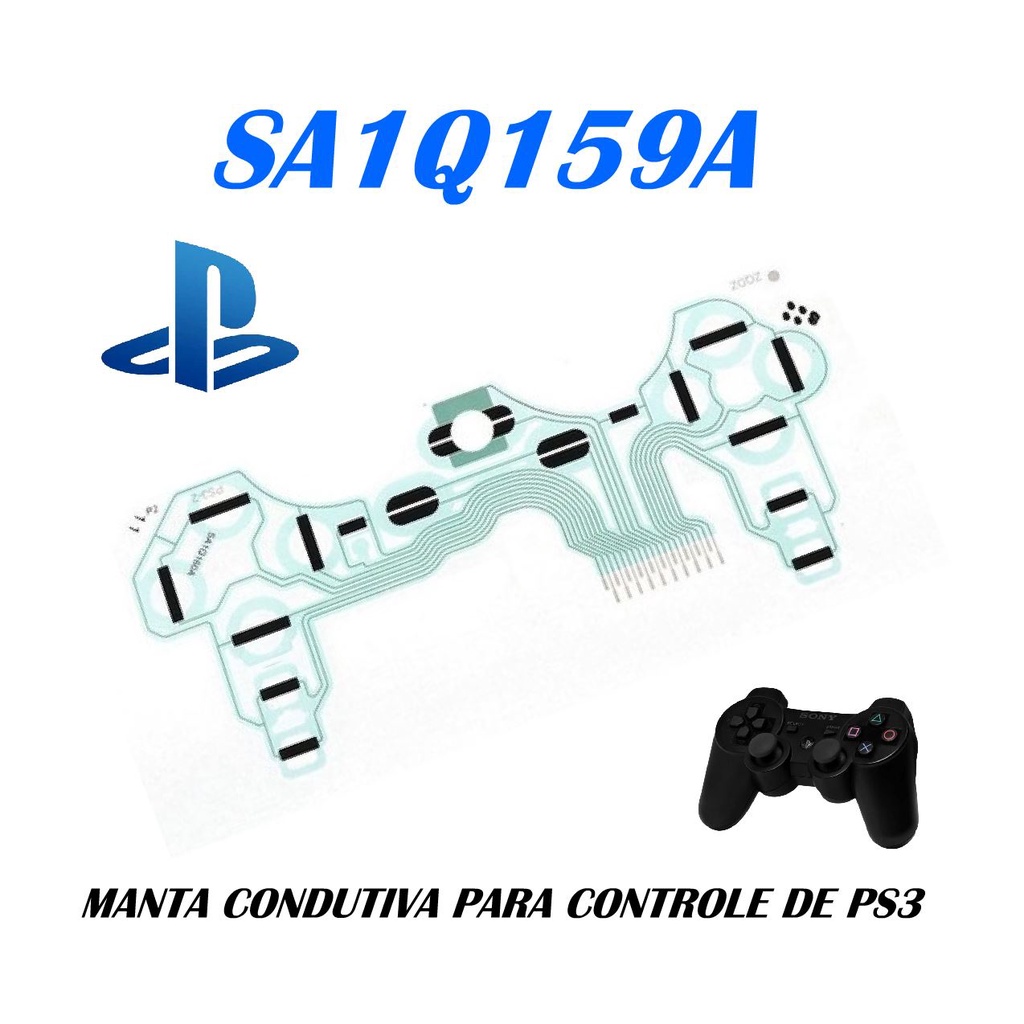 Película Condutiva Manta Controle PS5 Dualsense com L R