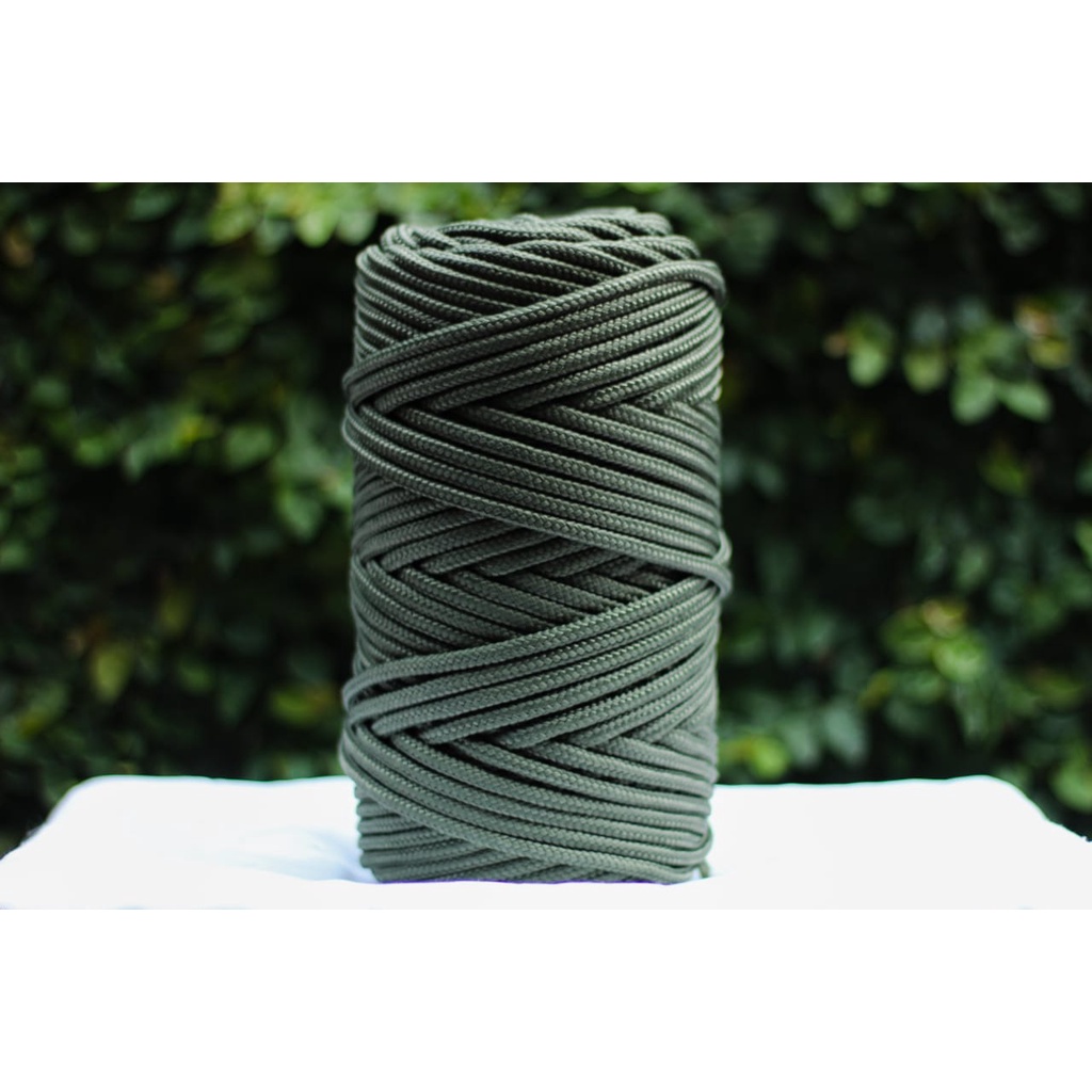 Corda 6mm Trançada De Seda Polipropileno Com 100 Metros