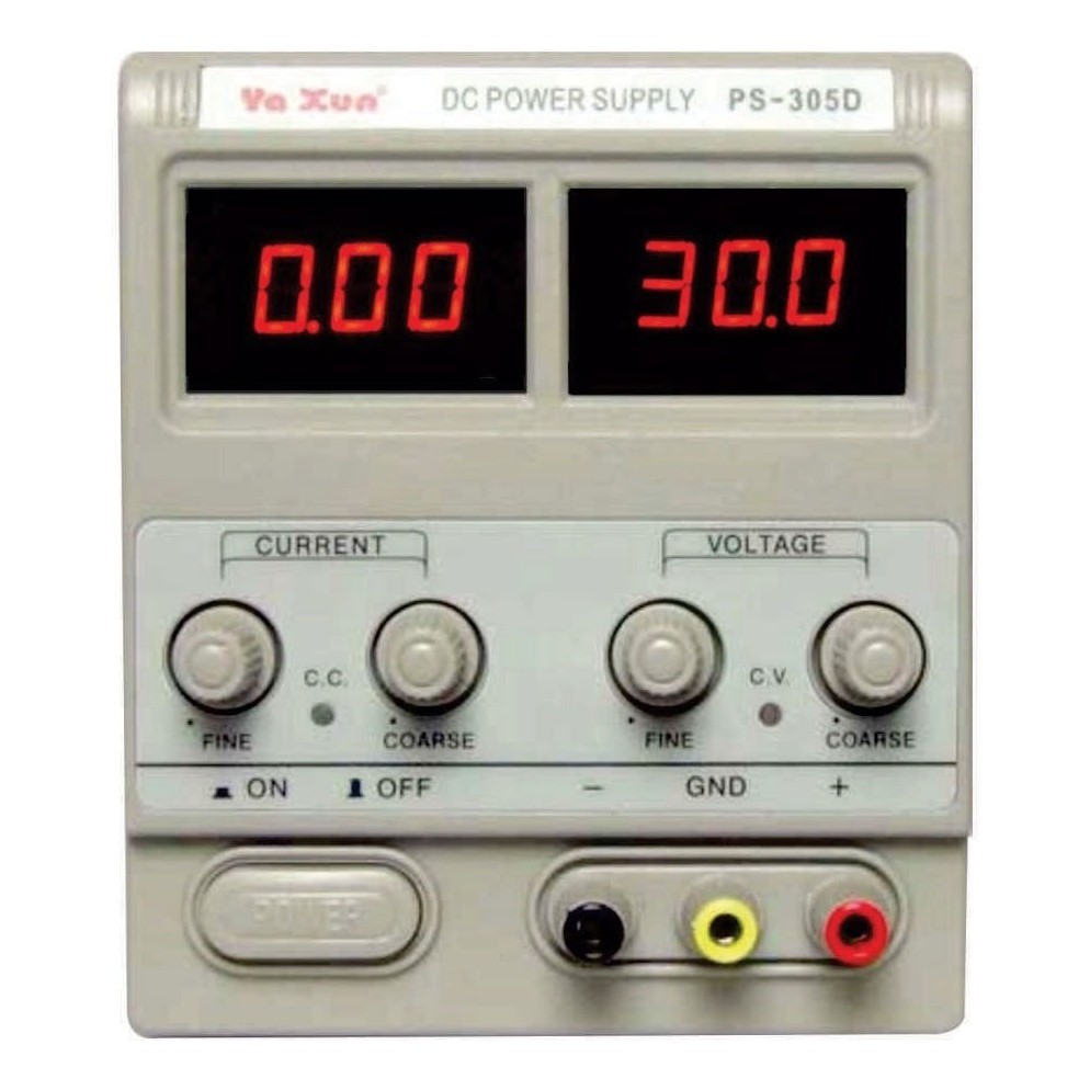 Fonte Bancada 30 Volts 5 Amperes Yaxun Ps-305D | Shopee Brasil