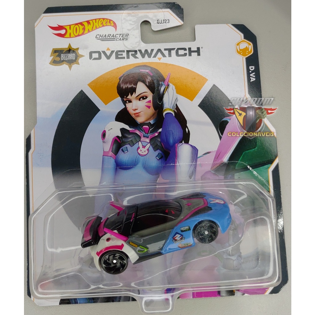 Carrinho Hot Wheels Character Cars Tracer Overwatch GYB76 - Mattel -  Brinquedos e Games FL Shop