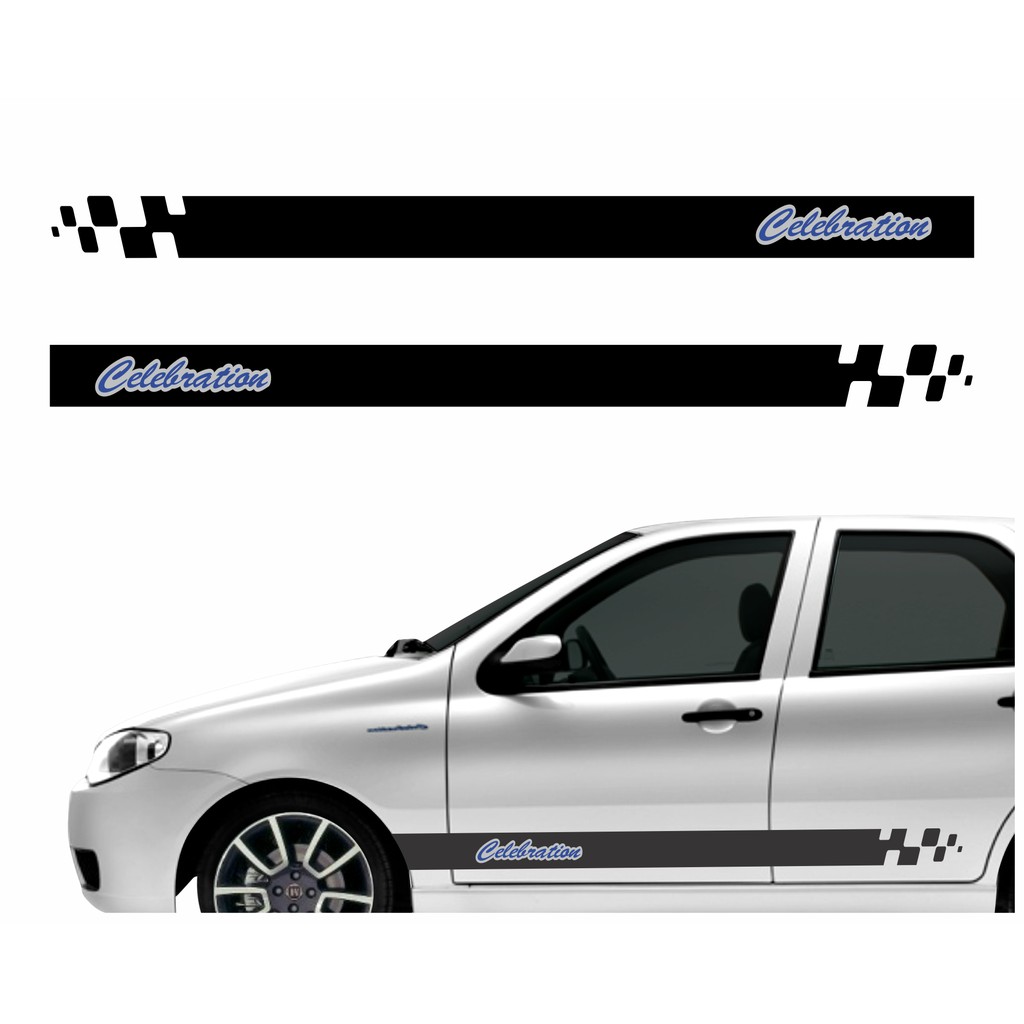 Adesivos Palio Celebration Faixas Lateral R755 | Shopee Brasil