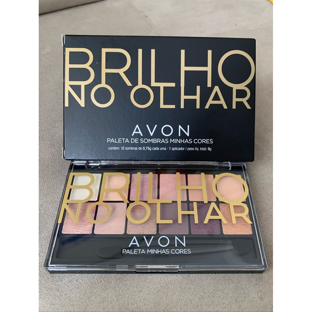 Paleta de Sombra Brilho no Olhar Avon Shopee Brasil