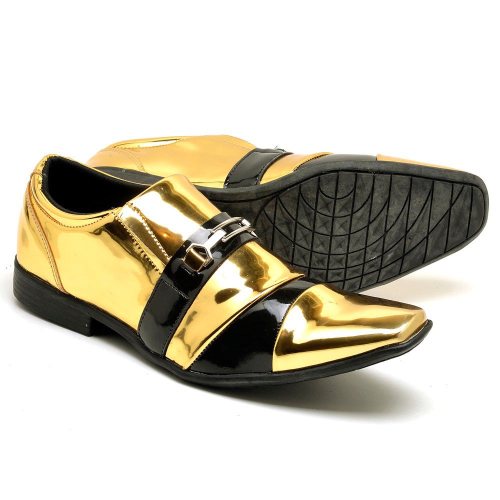 Tenis best sale masculino dourado