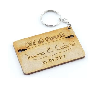 Chaveiros Personalizado Lembrancinha Mdf Maternidade - Chá de Panela