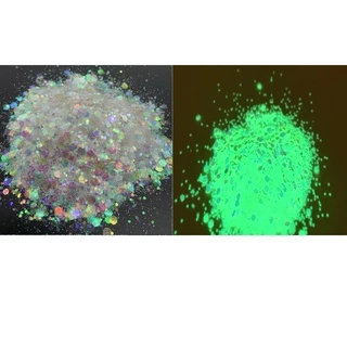 Glitter Flocado Brilha no Escuro