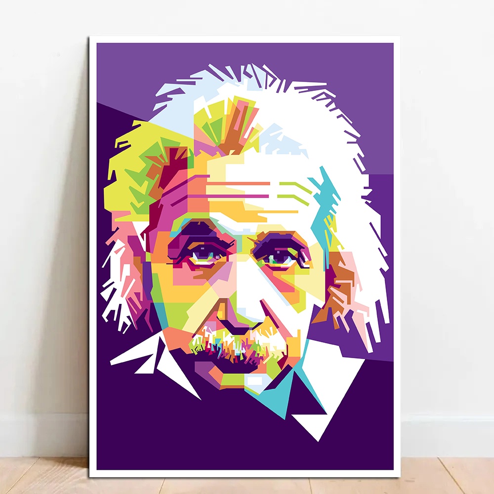 Quadro Decorativo Albert Einstein em MDF 28x20cm | Shopee Brasil