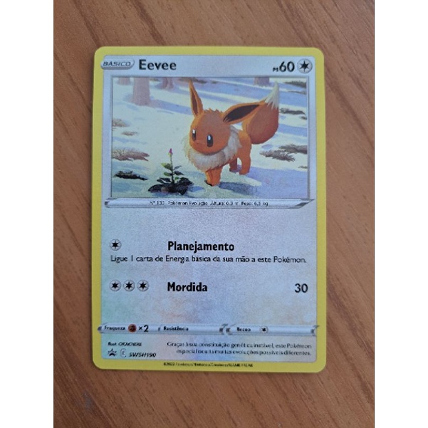 Kit Cartas Pokémon Jolteon Eevee Evolução