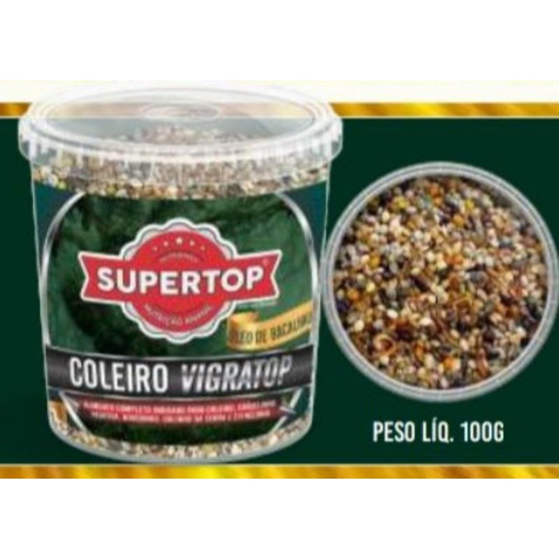 COLEIRO PAPA-CAPIM OLEO DE BACALHAU SUPERTOP 500G - Mai agropet