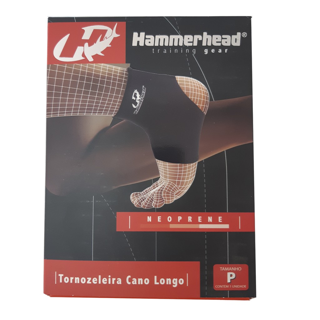 Tornozeleira Neoprene Hammerhead Cano Longo