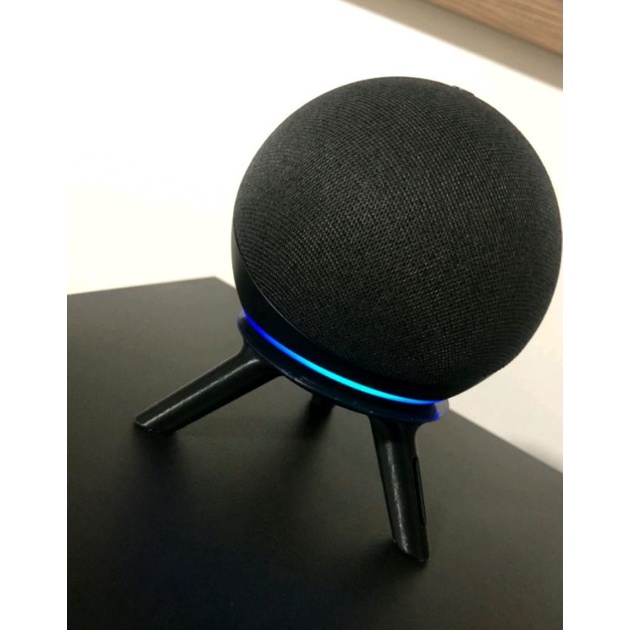 Suporte Alexa Echo Dot 4° quarta Geração Mesa Portátil.