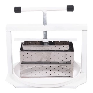Prensa Para Queijos 2 Formas 500g e 1kg Retangular Inox Hedlund