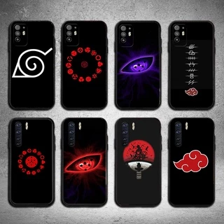 OPPO A91 F15 A92 A72 A52 A92S A93 A94 A95 naruto akatsuki Uchiha Itachi Logotipo Capa De Telefone