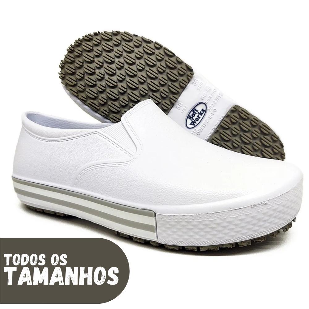 Tenis soft works bb80 store sapato cozinha hospital enfermagem