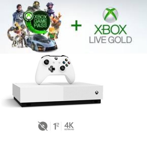 Console Xbox One S - 1TB + 3 meses de Gold + 3 meses de Gamepass (Versão  Nacional)