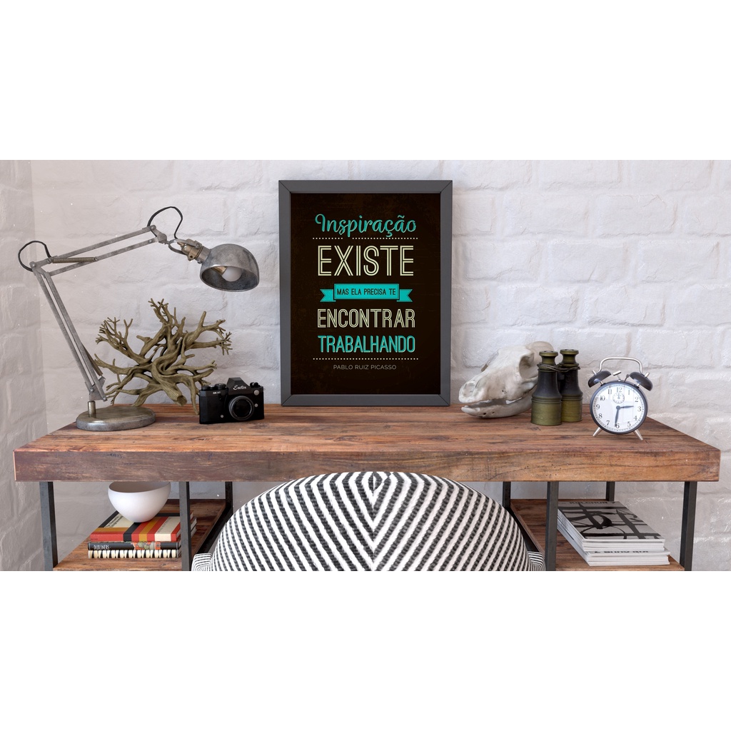 Quadro Decorativo Frases COM MOLDURA | Shopee Brasil