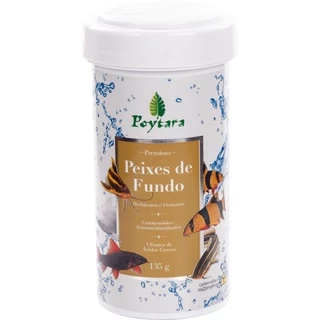 Ração Para Peixe De Fundo 135g - Poytara